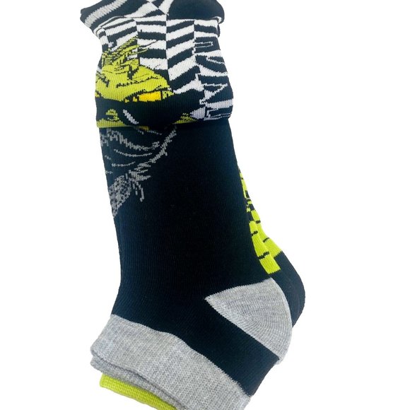 Dr. Seuss The Grinch Christmas Socks Unisex Festive Ankle Socks 3 Pack NEW - Picture 7 of 8